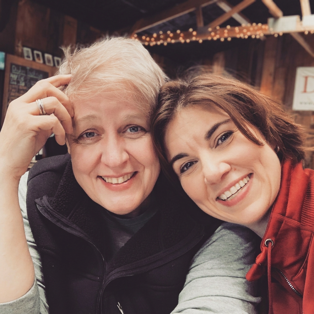 Kristi and Bettina, the makers behind Sawdust & Sparks