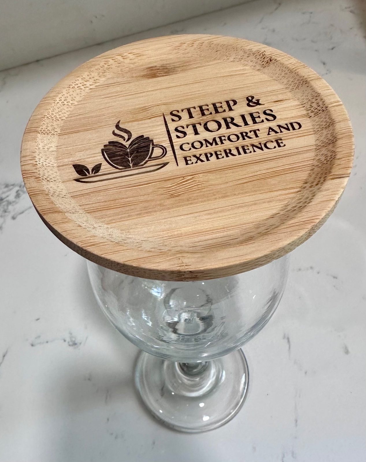 Branded coasters with logo