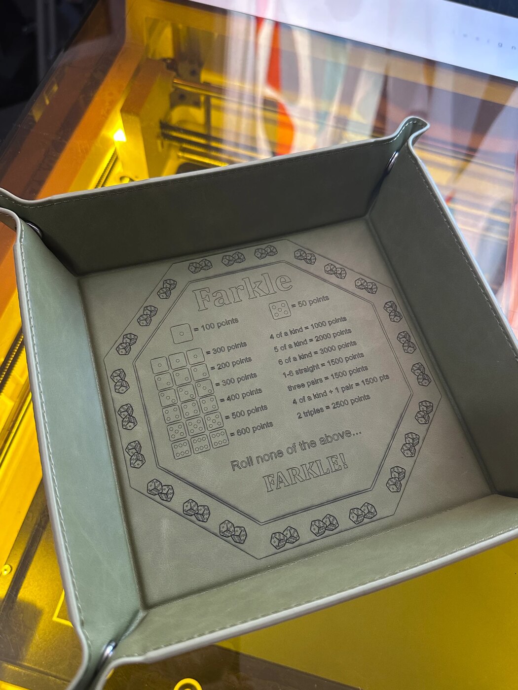 Farkle Tray