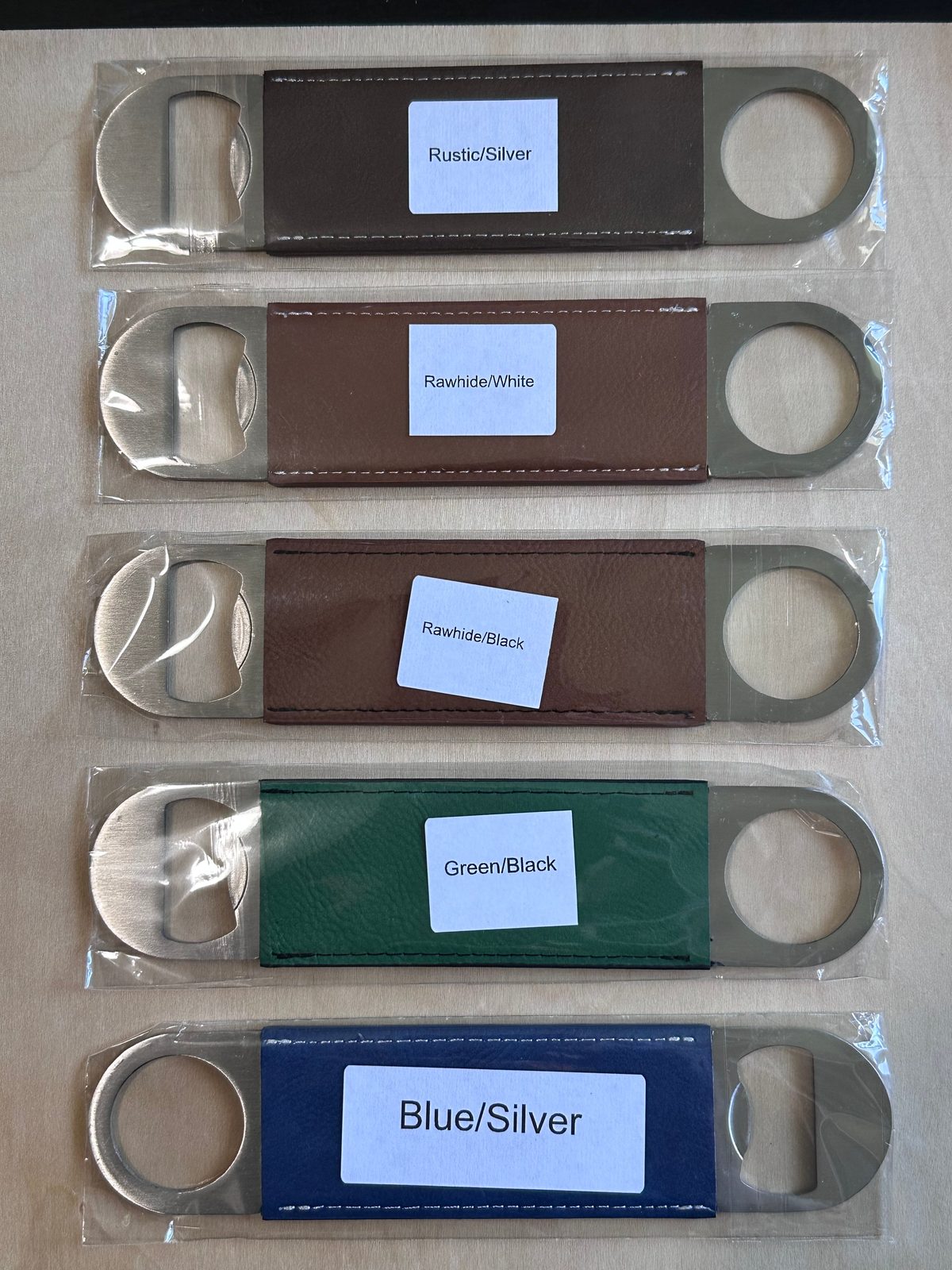 Leather-Wrapped Bottle Opener