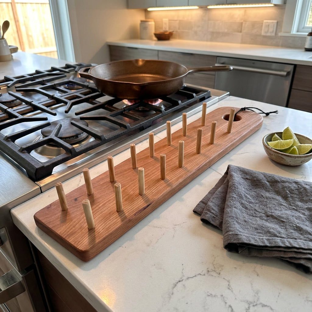 Taco Serving Board in Cherry