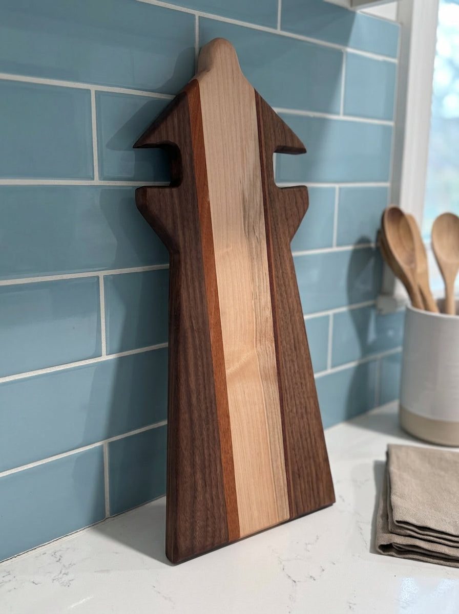 You Light Up My Charcuterie lighthouse board